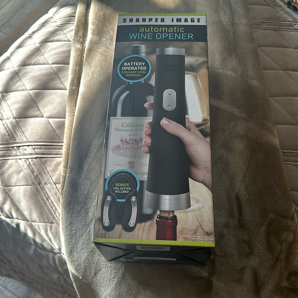 Sharper image wine opener